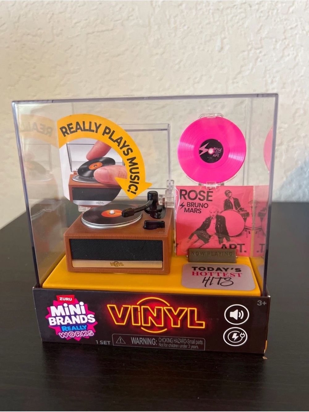 Mini Brands Really Works Vinyl Record Player